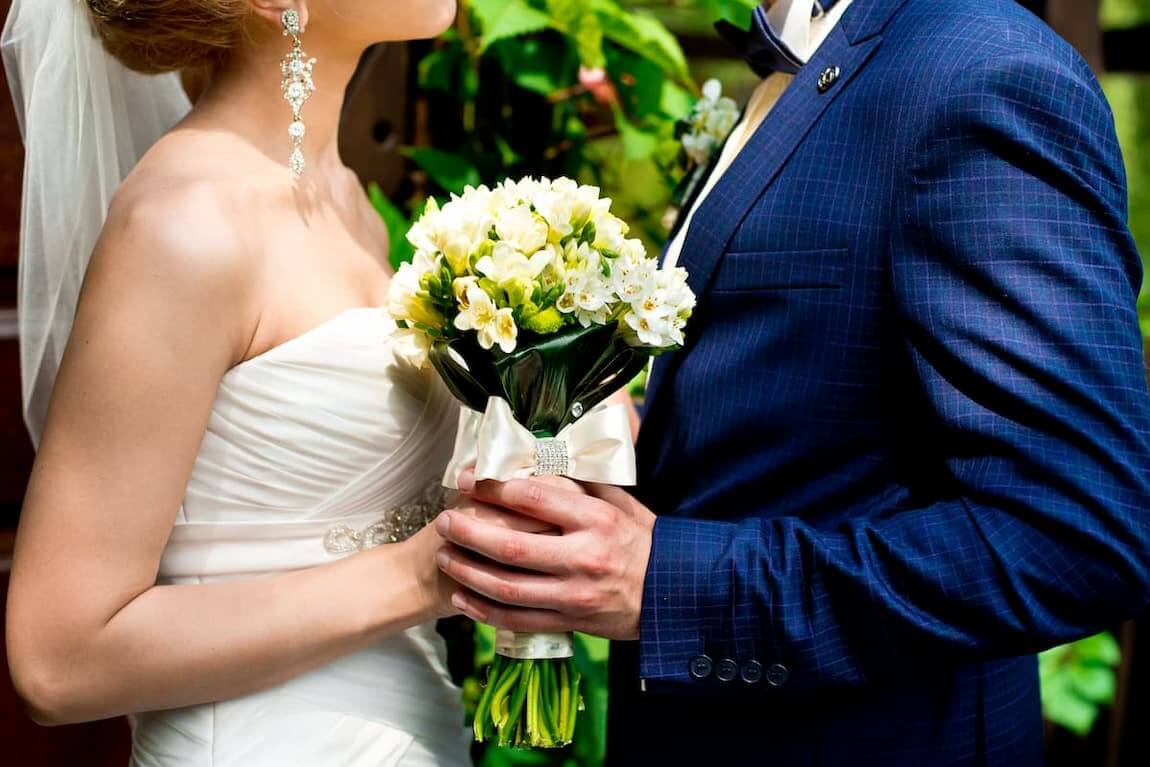 Groom and bride